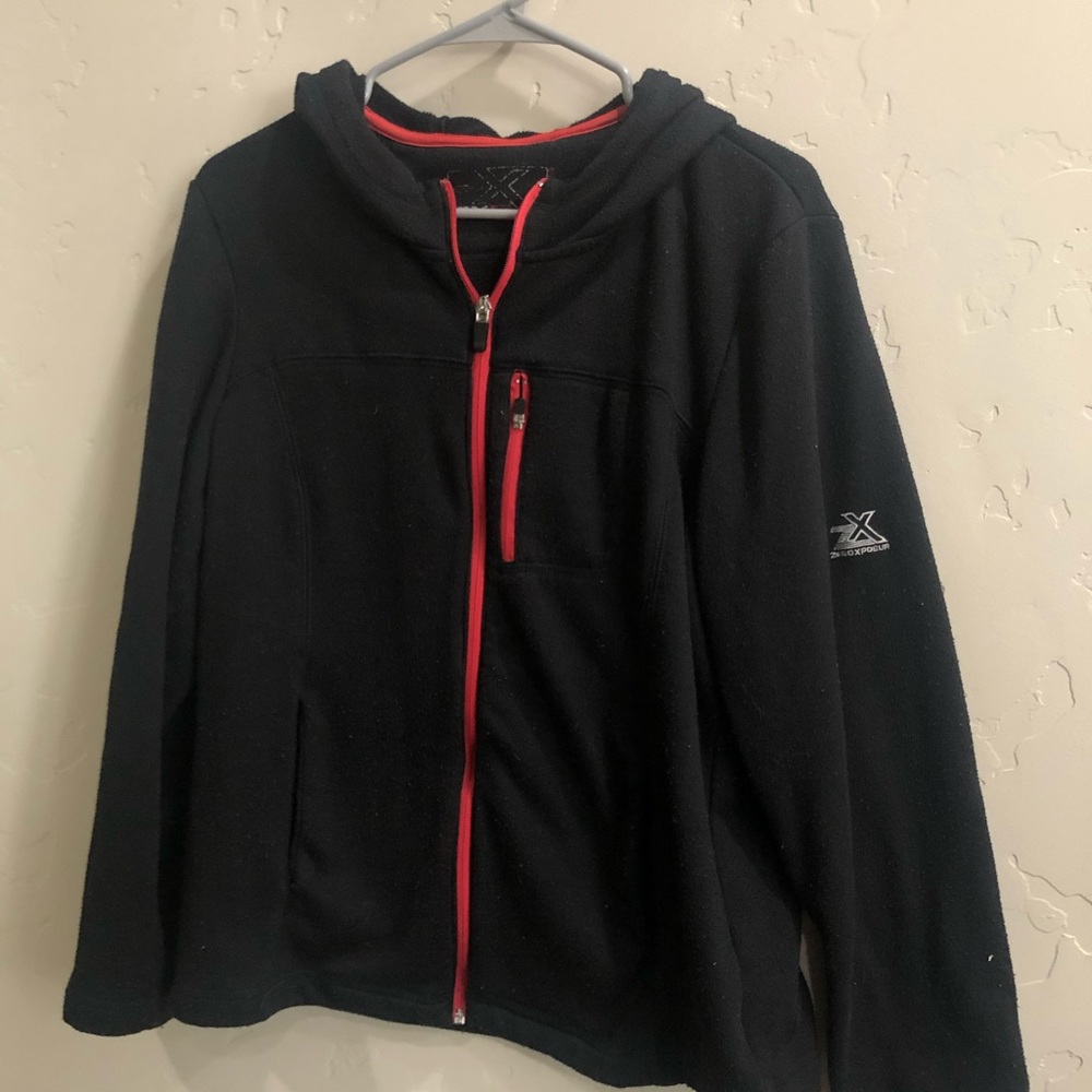 Zero exposure running jacket